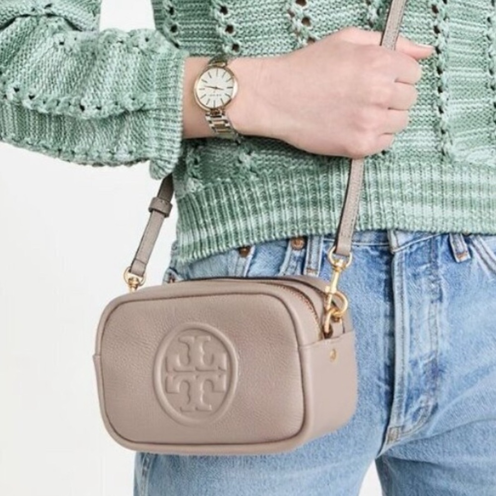 Tory Burch Mini Bag in Taupe